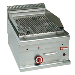 Grill pierre de lave gaz -top-